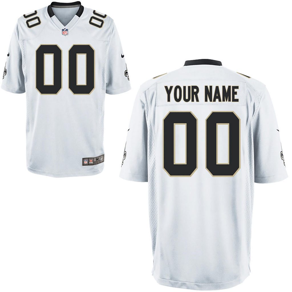 New Orleans Saints Nike Game Road Jersey – White – Radim Simek jersey ...